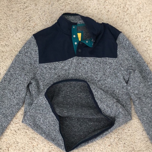 Navy & Grey Pull-Over Sweater - Picture 5 of 5